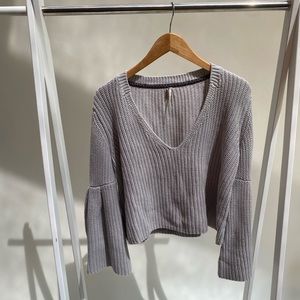 Free People Bell Sleeve Sweater